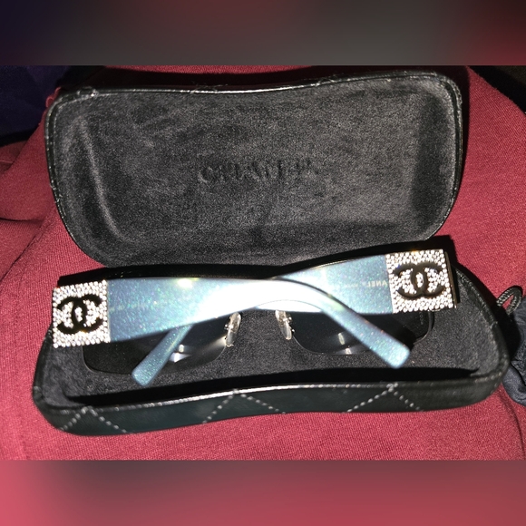 Rare*** Chanel womens iridescent frames 4117-B vintage NWOT crystal CC - Picture 10 of 17